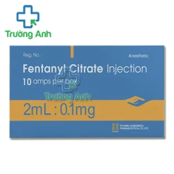 Fentanyl citrate 0.1mg/2ml Yichang - Thuốc giảm đau trong và sau mổ