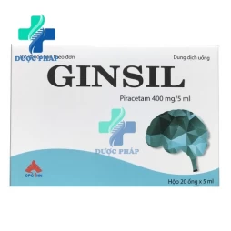 Ginsil - Piracetam 400mg/5ml Dược Phẩm CPC1