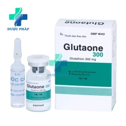 Glutaone 300 Bidiphar - Làm giảm độc tính trên thần kinh của xạ trị