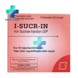 I-Sucr-in 100mg/5ml Samrudh Pharma - Điều trị thiếu máu do thiếu sắt
