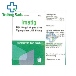 Imatig 50mg Immacule - Điều trị nhiễm khuẩn da và cấu trúc da