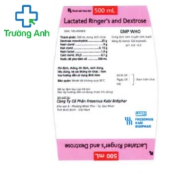 Lactated ringer's and Dextrose 500ml Fresenius Kabi