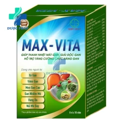 Max-vita OShii - Hỗ trợ giảm triệu chứng vàng da, mẩn ngứa