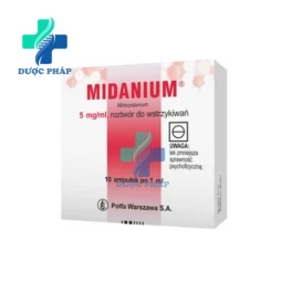 Midanium 5mg/ml Warsaw - Dùng gây mê để phẫu thuật