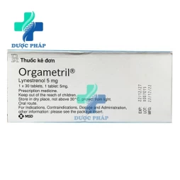 Orgametril - Lynestrenol 5mg Organon