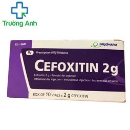 Cefoxitin 2g Imexpharm - Thuốc chữa nhiễm trùng hô hấp hiệu quả