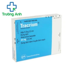 Tracrium 25mg/2.5ml GSK - Có tác dụng giãn cơ