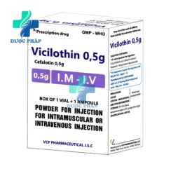 Vicilothin 0,5g VCP - Điều trị nhiễm khuẩn đường tiết niệu