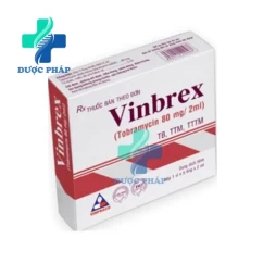 Vinbrex 80mg/2ml Vinphaco - Điều trị nhiễm khuẩn đường hô hấp
