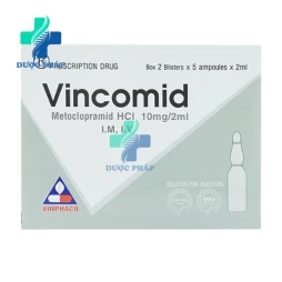 Vincomid 10mg/2ml Vinphaco - Điều trị triệu chứng nôn và buồn nôn