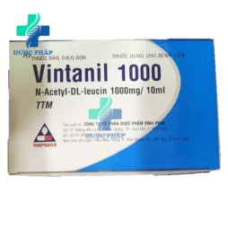 Vintanil 1000mg/10ml Vinphaco - Điều trị triệu chứng chóng mặt