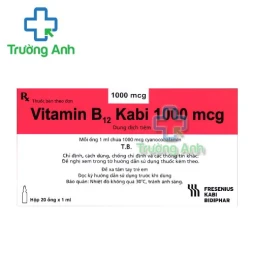 Vitamin B12 Kabi 1000mcg - Điều trị thiếu vitamin B12
