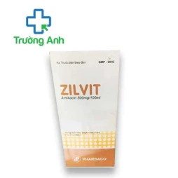 Zilvit 500mg/100ml Pharbaco - Thuốc điều trị nhiễm khuẩn hiệu quả