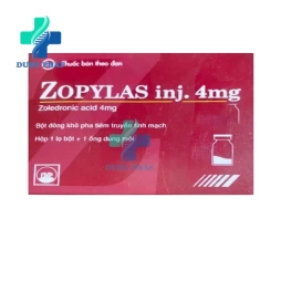 Zopylas inj. 4mg Pymepharco (bột tiêm) - Điều trị tăng calci máu
