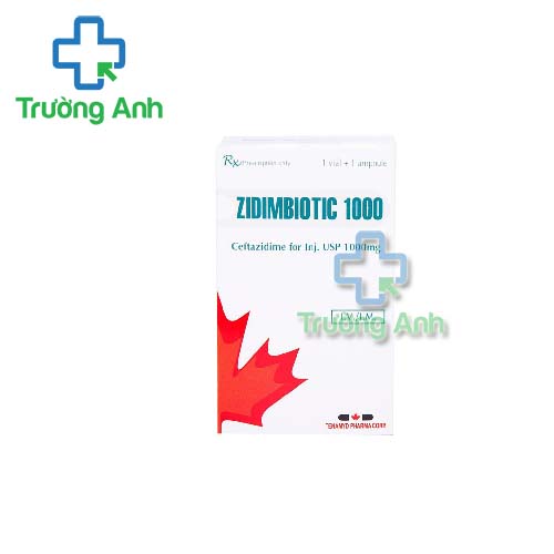 Zidimbiotic 1000 Tenamyd - Thuốc nhiễm trùng đường hô hấp dưới